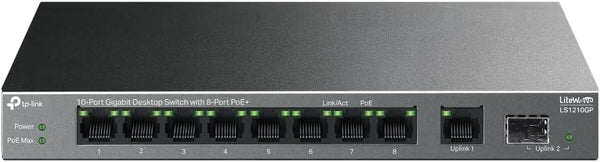 TP-LINK 10-Port Gigabit Desktop Switch with 8-Port PoE+