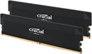 Crucial Pro 64G (2x32GB) 6400MHz CL40 DDR5 RAM Black Intel XMP 3.0 / AMD Expo