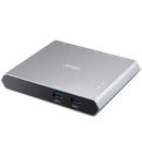 Aten 2-Port USB-C KVM Switch (Dock) with Power Pass-Through