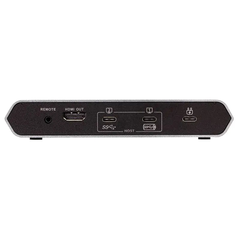 Aten 2-Port USB-C KVM Switch (Dock) with Power Pass-Through