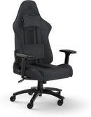 CORSAIR TC100 RELAXED Gaming Chair - Fabric - Racing-Inspired Design (Grey & Black)