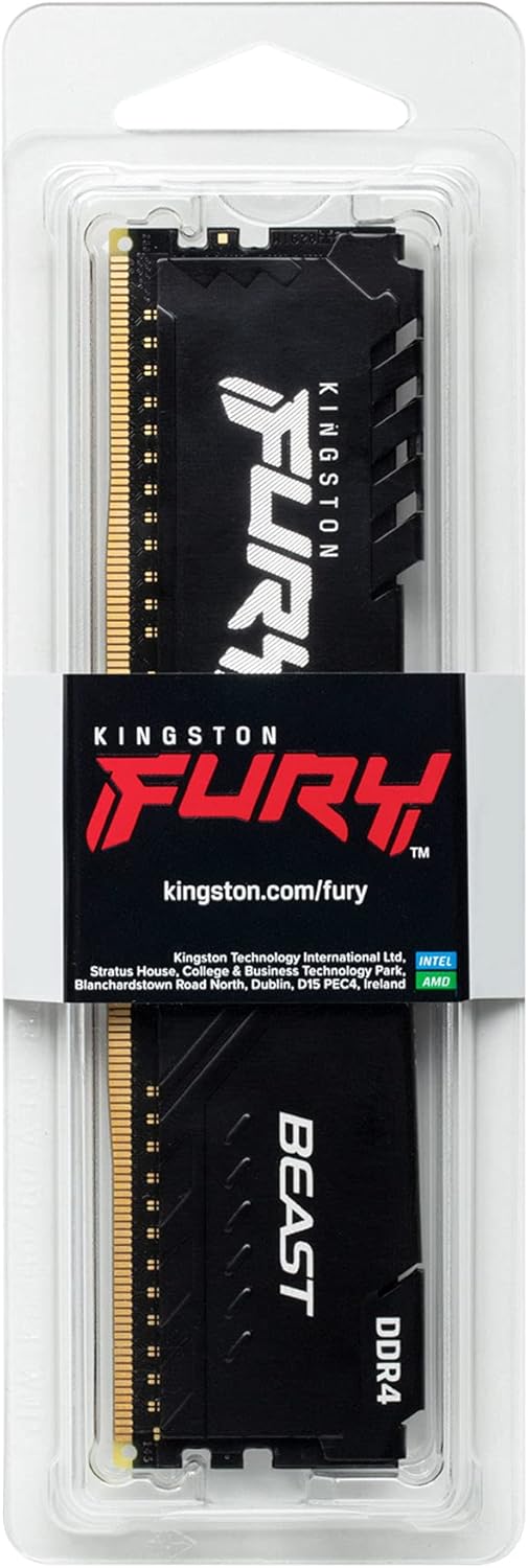Kingston Fury Beast 16GB(1x16GB) 3200MHz DDR4 CL16 Desktop Memory Single Module