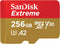 SanDisk 256GB Extreme microSDXC UHS-I Memory Card with Adapter