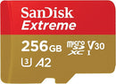 SanDisk Extreme PLUS microSDXC 256GB 200MB/s Memory Card