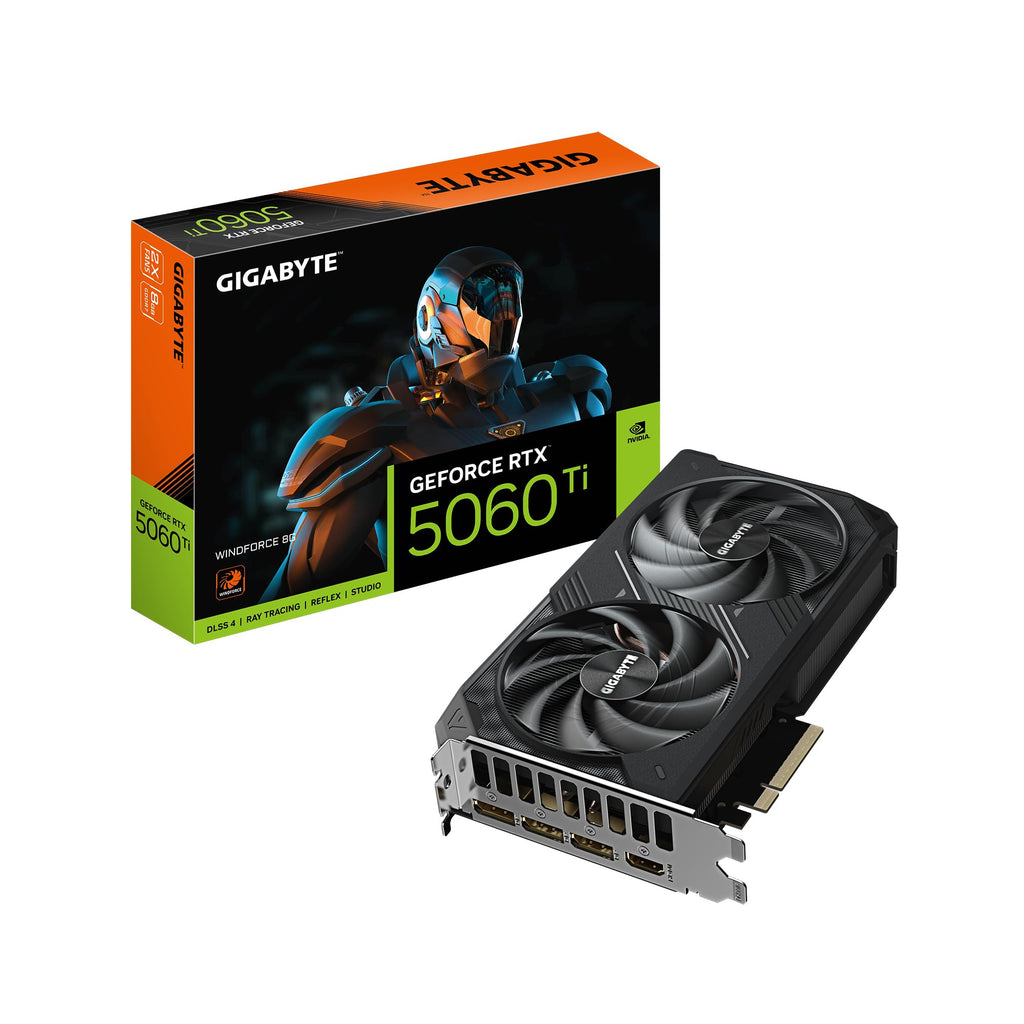 Gigabyte GeForce RTX 5060 Ti WindForce 8G Graphics Card – Netplus Computers