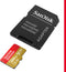 SanDisk 256GB Extreme microSDXC UHS-I Memory Card with Adapter