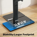 Single Monitor Height Adjustable Stand(13-32")