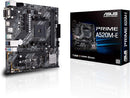 ASUS AMD A520M PRIME A520M-E (Ryzen AM4) Micro ATX Motherboard with M.2 support, 1 Gb Ethernet