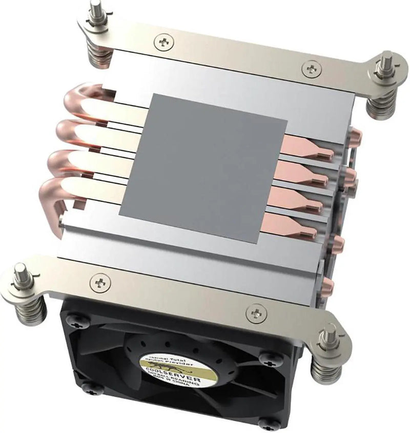 COOLSERVER R63 4 heat pipes two ball bearing 2U Server CPU cooler(LGA1700)