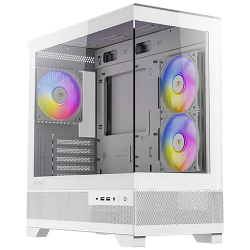 Antec CX500M ARGB Mid Tower Micro-ATX Case-White