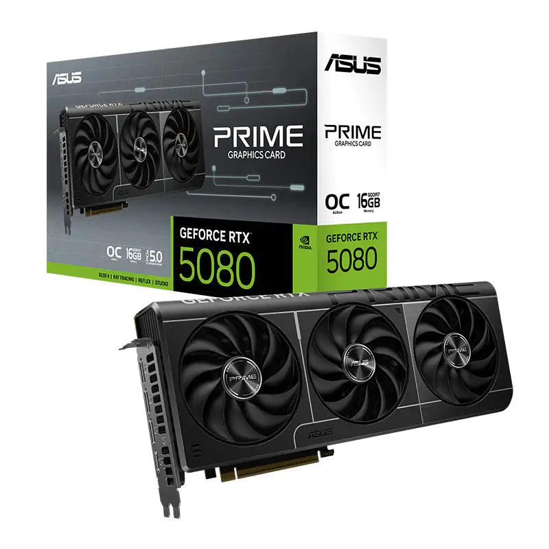 Asus PRIME GeForce RTX 5080 16G OC Graphics Card – Netplus Computers