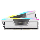 Corsair Vengeance RGB 32GB (2x16GB) DDR5 UDIMM 6000MHz C36 1.4V Desktop Gaming Memory White