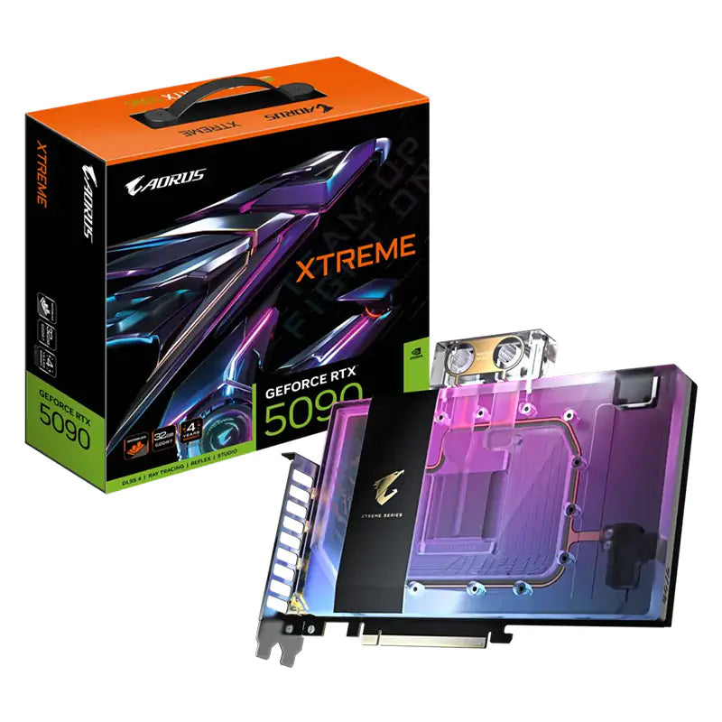 Netplus Card Gigabyte Aorus GeForce RTX 5090 XTreme WaterForce WB 32G Graphics Card ...