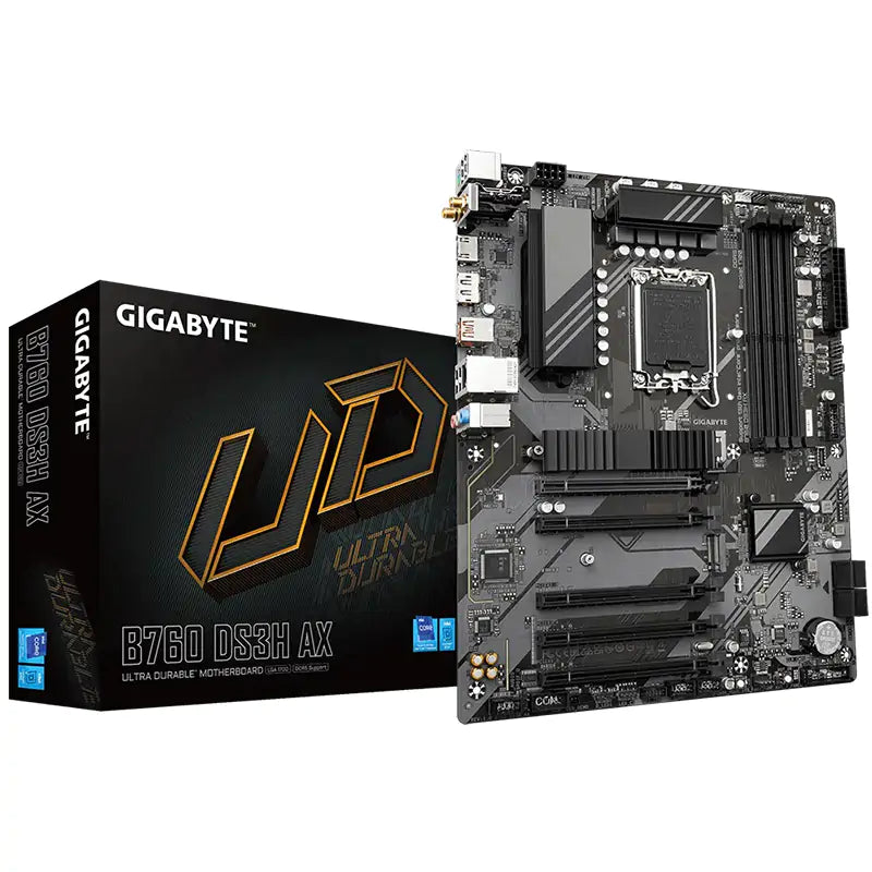 Gigabyte B760M DS3H AX LGA 1700 mATX Motherboard