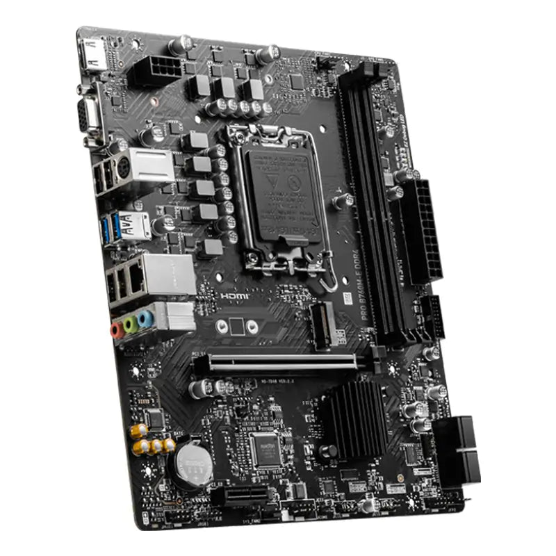 MSI Pro B760M-E D4 LGA 1700 mATX Motherboard