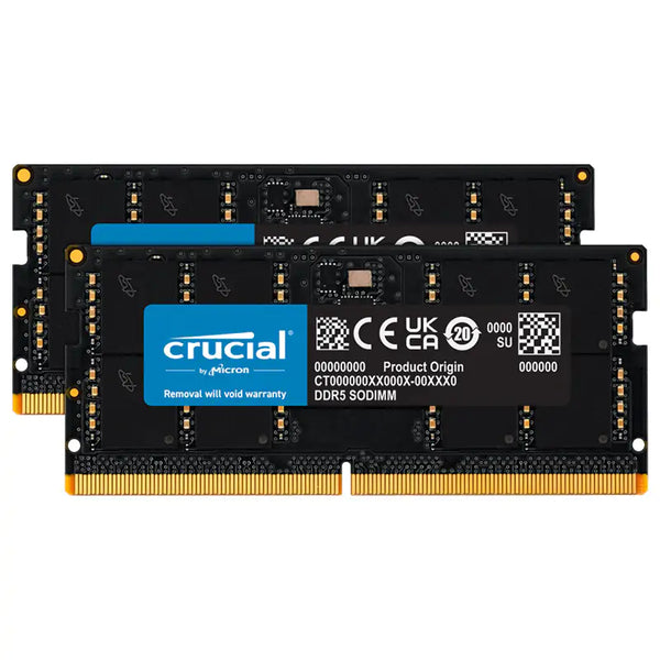 Crucial 32GB (2x16GB) CT2K16G56C46S5 5600MHz SODIMM DDR5 RAM