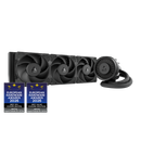ARCTIC Liquid Freezer III Pro 360 - Water Cooling PC, AIO CPU Water Cooler, 3 x 120 mm, 38 mm Radiator, PWM Pump, VRM Fan, AMD AM5/AM4, Intel LGA1851/1700 Contact Frame - Black