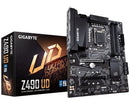 Gigabyte Z490 UD Intel ATX Motherboard 4xDDR4 3xPCIe 2xM.2 6xSATA RAID (1000 Mbit/100 Mbit) LAN 10th Gen LGA1200 Crossfire RGB 1xHDMI 6xUSB3.2