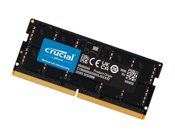 Crucial 48GB (1x48GB) DDR5 SODIMM 5600MHz CL46 Notebook Laptop Memory
