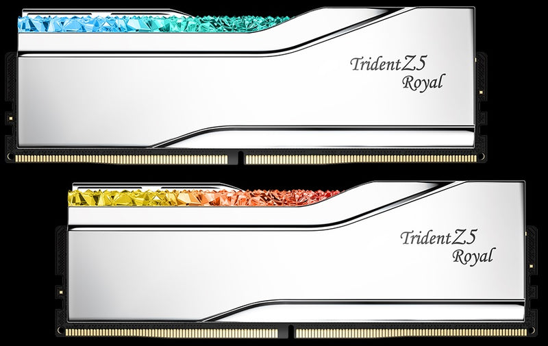 G.Skill Trident Z5 Royal RGB 32GB Kit (2x16GB) DDR5-7600 C36 (Silver)
