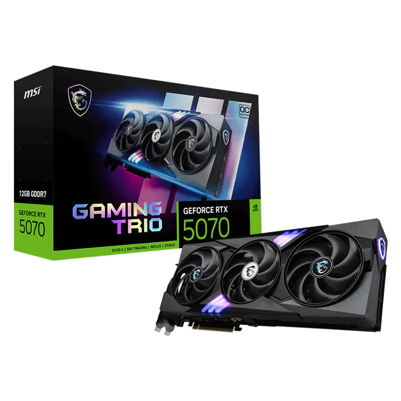 MSI GeForce RTX 5070 12G Gaming Trio OC Graphics Card