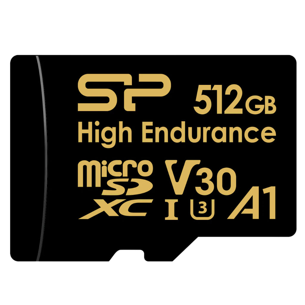 SP Silicon Power 512GB High Endurance 4K UHD Video microSDXC Card with ...