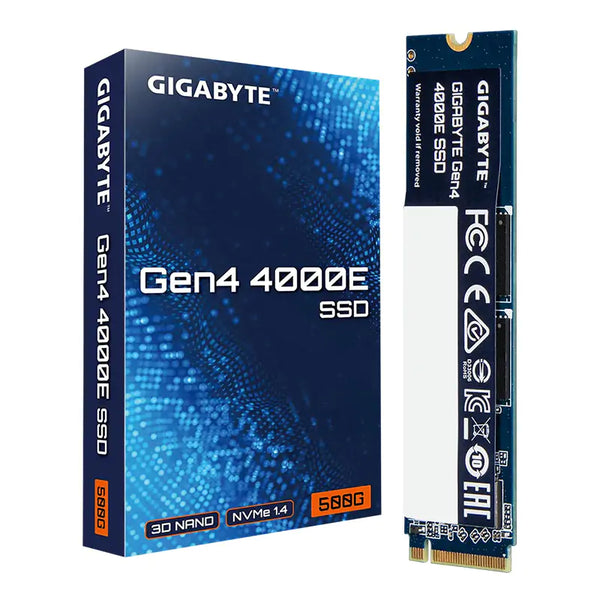 Gigabyte 500GB Gen4 4000E PCIe Gen4 M.2 2280 NVMe 1.4 SSD