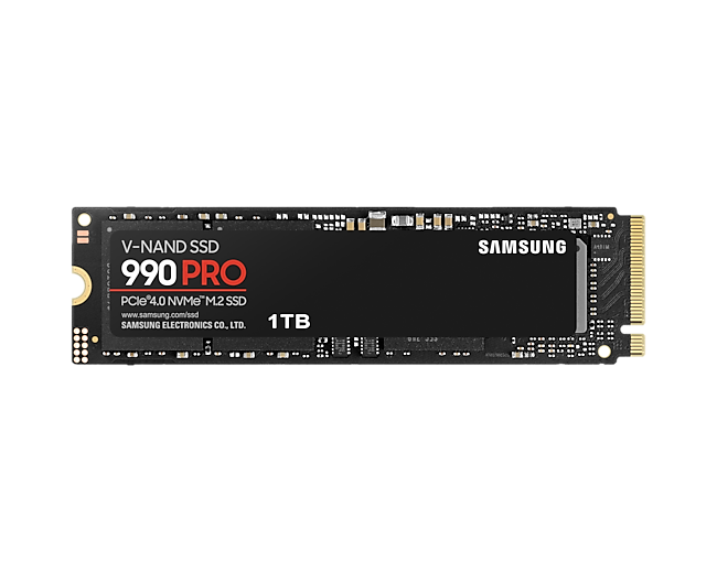 Samsung 990 Pro 1TB PCIe 4.0 M.2 2280 NVMe SSD