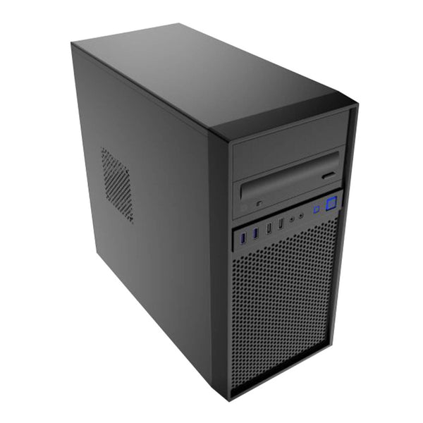 Aywun 307 Business & Office mATX with 500w PSU. 1x 5.25" and 1x 3.5" External, 24PIN ATX, 8PIN EPS, 2x USB3 +2x USB2 Front HD Audio. 2 Yrs Warranty.