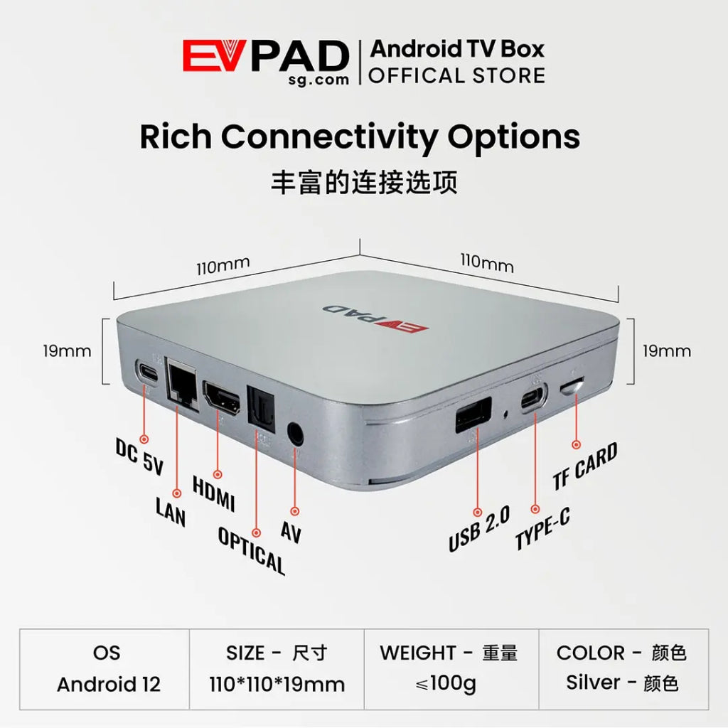 Netplus Box EVPAD 12P Android TV Box (Authorised Local Seller & Support AU ...