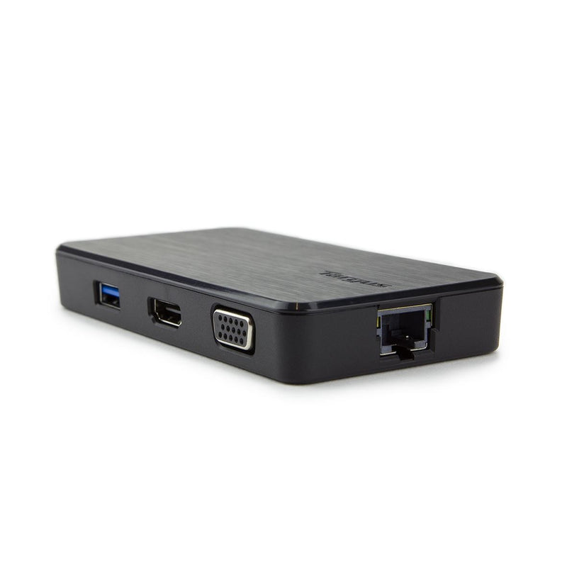 Targus USB 3.0 & USB-C Dual Travel Dock Connects 2 monitors, 1x HDMI 1x VGA, Supports Projectors and HDTVs, PCs, Macs, and Android Devices
