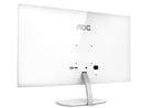 AOC 31.5" IPS Panel 4ms 2K QHD 2560x1440, HDMI, DP, 75Hz, 3-sided Narrow Frame, VESA 100 x 100mm wall mountable, White colour