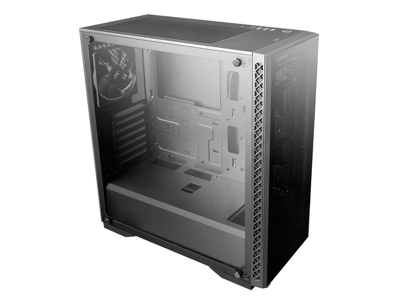 Deepcool MATREXX 50 ADD-RGB 4F LD Mid-Tower Case, Supports E-ATX MC, Tempered Glass, PSU Shroud, 4 Preinstalled ARGB Fans