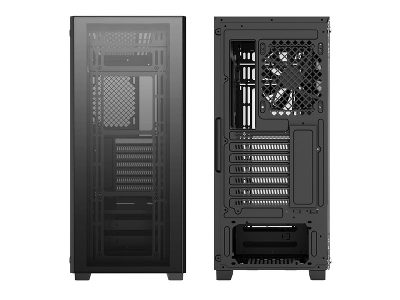 Deepcool MATREXX 50 ADD-RGB 4F LD Mid-Tower Case, Supports E-ATX MC, Tempered Glass, PSU Shroud, 4 Preinstalled ARGB Fans