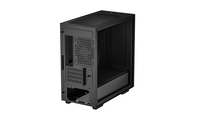 Deepcool MATREXX 40 Mini-ITX / Micro-ATX Case, Tempered Glass Side Panel, Mesh Top and Front, 1x Pre-Installed Fan, Removable Drive Cage, Black