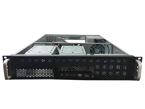 TGC Rack Mountable Server Chassis 2U 550mm Depth, 1x Ext 5.25" Bay, 9x Int 3.5" Bays, 7x Low Profile PCIE Slots, ATX MB, 2U PSU