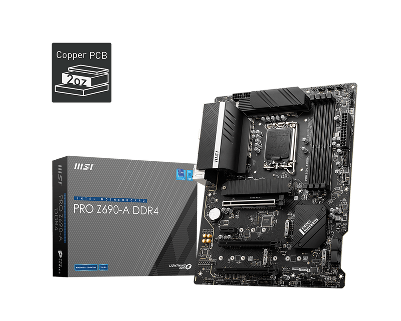 MSI Z690-A PRO DDR4 Intel ATX Motherboard