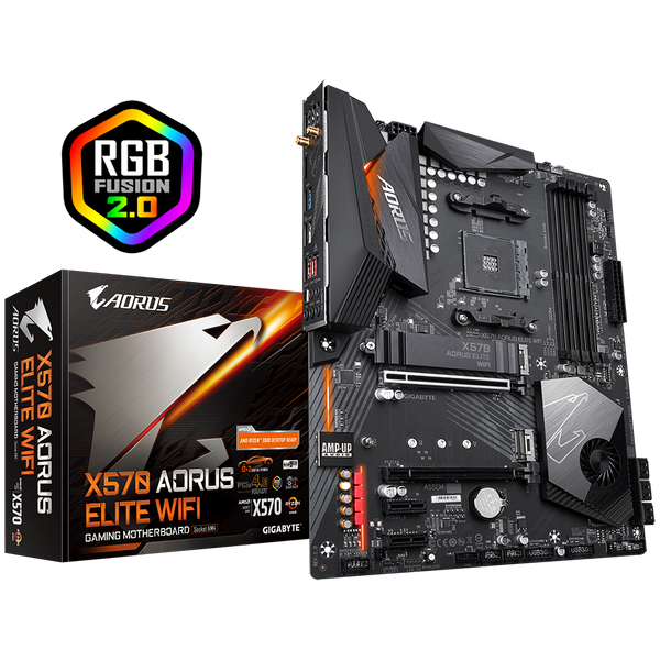 Gigabyte X570 AORUS ELITE WIFI AM4 ATX Motherboard