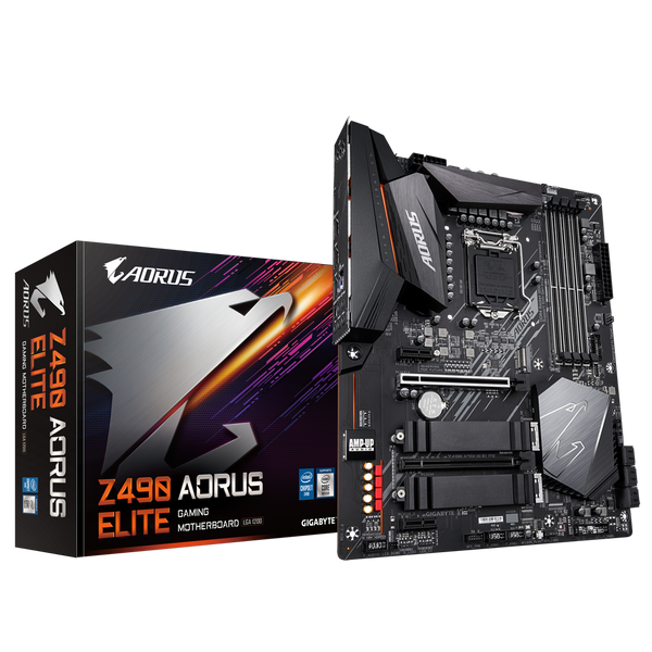 Gigabyte Z490 Aorus Elite LGA1200 ATX Desktop Motherboard