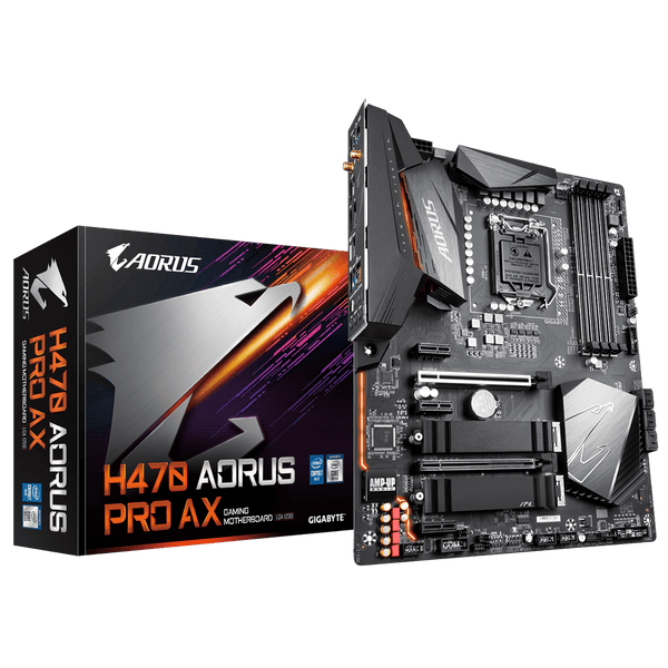 Gigabyte H470 AORUS PRO AX ATX LGA1200 Motherboard