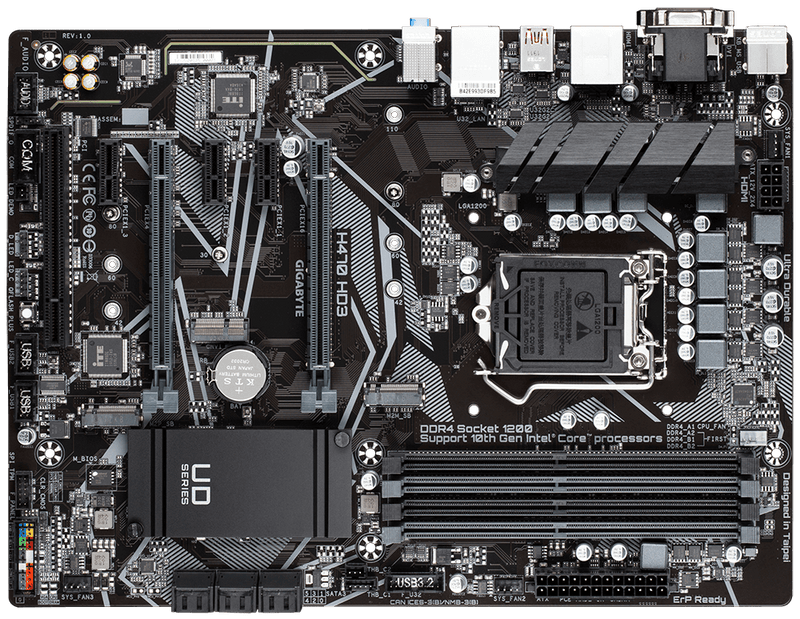 Gigabyte H470 HD3 ATX LGA1200 Motherboard