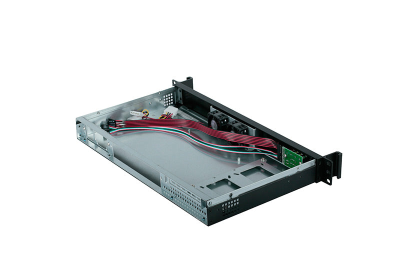 Ouman 1U Rack Mountable Server Chassis 250mm Depth, ITX MB, supports 1 ...