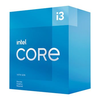 Intel i3-10105F CPU 3.7GHz (4.4GHz Turbo) 10th Gen LGA1200 4-Cores 8-Threads 6MB 65W