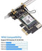 Intel Dual Band AX200NGW M.2 Card, 802.11ax Wi-Fi 6, 2.4Gbps/Bluetooth 5.1 (PCI-E Adapter Card & Antenna included)