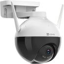 EZVIZ C8C, Outdoor Pan/Tilt Camera, AI-Powered Person Detection, Color Night Vision, Active Defense, IP65 Dust and Water Protection, Audio Pick-up