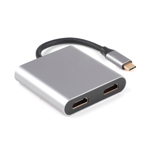 USB-C to Dual HDMI Adapter, Support MST