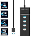 4 Ports USB 3.0 Hub with 30cm Cable