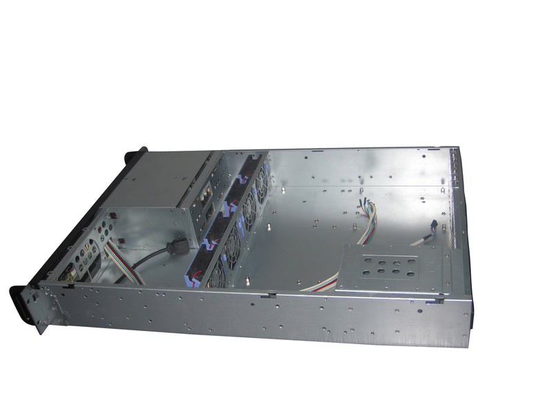 TGC Rack mountable Server Chassis 2U Server Case w/ 6x 3.5" Hot-Swappable SATA/SAS Drive Bays + 2 x 5.25" 550mm Deep Black