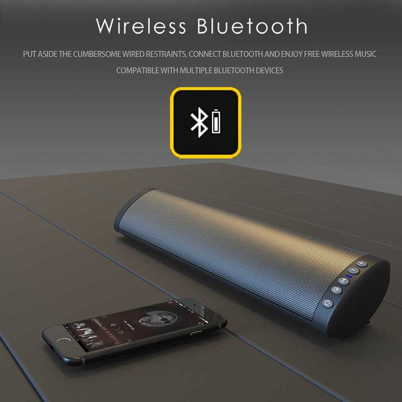 BS-41A Bluetooth Stereo 2.0 Sound Bar 10W