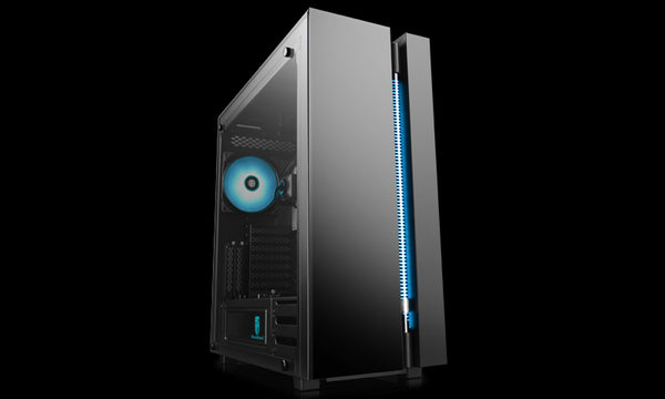 Deepcool Gamerstorm NEW ARK 90MC E-ATX Tower Case With Integrated Liquid Cooling, Aura Sync, RGB Fusion, Mystic Light